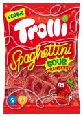 Жевательный мармелад Trolli Spaghettini Sour Strawberry (спагетти со вкусом кислой клубники) 100 гр