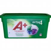 Капсулы для стирки A+ Active 4 caps White (для белого) 22 шт