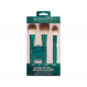 Набор кистей и спонж для макияжа EcoTools Blend, Blush and Bronze Face Set