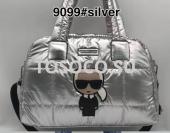 9099 silver сумка текстиль 33x50x16