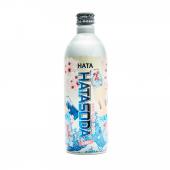 HATA KOSEN Лимонад Ramune White Peach РАМУНЕ сильно газированный безалкогольный с ярким вкусом Белого Персика, 500 мл., алюминиевая бутылка