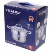 Кастрюля из нержавеющей стали VICALINA 3,6л, индукция, VL-1074,