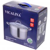 Кастрюля из нержавеющей стали VICALINA 4,8л, индукция, VL-1074-22