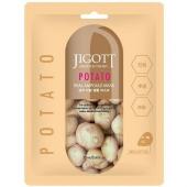 JIGOTT POTATO REAL AMPOULE MASK Тканевая маска для лица с экстрактом картофеля 27мл