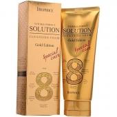 DEOPROCE NATURAL PERFECT SOLUTION CLEANSING FOAM GOLD EDITION Пенка для умывания с экстрактом женьшеня и золотом 170г