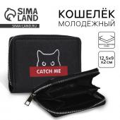 Кошелёк на молнии из искусственной кожи «CATCH ME»