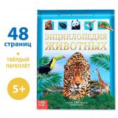 Энциклопедия детская в твёрдом переплёте «Животные», 48 стр.