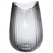 Ваза стеклянная GREY GLASS 15,5*23*9см