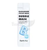 FarmStay Collagen Facial Wash Bubble Mask, 5ml*20pcs