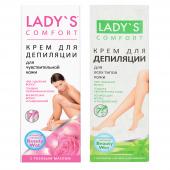 Крем для депиляции LADY'S, 3 вида, 100 мл