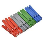 Набор прищепок 12 шт., пластик, "Дельфин"