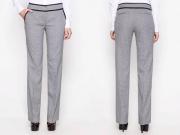 Брюки жен. серый 67%ПЭ/29%Вискоза/4%ПУ