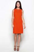 Платье жен. оранжевый 100%Хлопок