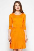 Платье жен. оранжевый 100%ПАН