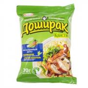 Квисти вермишель со вкусом курицы 70 г, пакет