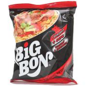 Лапша Биг Бон Говядина + соус Томатный с базиликом, 75 г, пакет