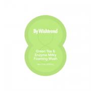 By Wishtrend Пенка энзимная с зелёным чаем - Green tea & enzyme milky foaming wash, 1,5мл (пробник)