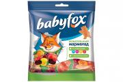 «BabyFox», мармелад жевательный с соком ягод и фруктов, 70 г