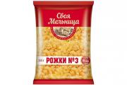 «Своя Мельница», макаронные изделия «Рожки No3», 500 г