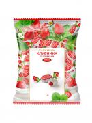 Карамель с фрукт. начинкой со вкусом Клубники и сливок, 250 г