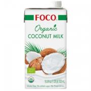 Кокосовое молоко ORGANIC (жирность 10-12%), FOCO, tetra pak с крышкой