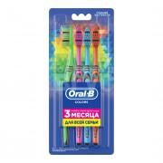 Зубная щетка Oral-B Colors Collection средняя, 4 шт
