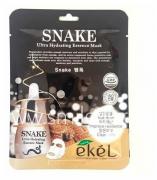 Тканевая маска с экстрактом змеиного яда "EKEL", 25 мл