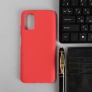 Чехол PERO, для телефона Samsung A72, силиконовый, красный