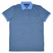 Рубашка-поло мужская классическое "Fazo-R" (голубой негатив), FR0403-04