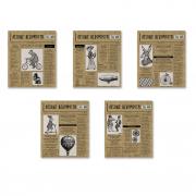 Тетрадь общая ученическая ErichKrause Новости, 48 листов, клетка, крафт-картон_MIX-PACK