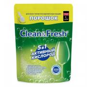 Порошок для ПММ Clean&Fresh All in 1, 5 в 1, Д/П 3000 гр.