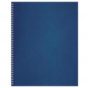 Тетрадь 96 л., А4, клетка на гребне BG, бумвинил, синий, Т4гр_бв96к_12345
