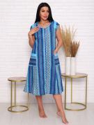 Женский бязевый сарафан на молнии без рукавов 1-12 (14)