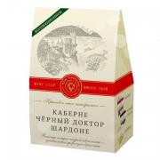 Подарочный набор натурального мыла Домик,  300 г Винное ассорти -  крымское натуральное мыло:  Каберне, Черный доктор, Шардоне