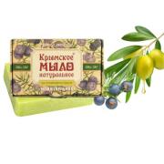 Крымское натуральное мыло на оливковом масле, 100г  Можжевельник