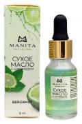 Manita Professional Масло сухое для ногтей и кутикулы укрепляющее с шиммером, бергамот, 15 мл KRISTALLER, 1110917