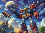 ПАЗЛЫ 160 элементов. СУПЕРТРАНСФОРМЕР (Арт. УК160-1989)