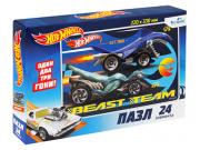 Hot Wheels.Пазл.24Эл. Команда - зверь.06855