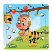 Пазл деревянный 9 деталей, в асс., арт. MB006-2