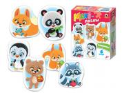 53530 MAXI-пазлы "Зверята" в кор. арт. 02559