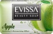 Мыло туалетное EVISSA в картонной упаковке, 100 гр.,Яблоко /72 Турция