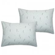 Набор наволочек 70х70 'Традиция', поплин, 100% хлопок, пл. 118 гр./кв. м., 'Подснежники (серо-зеленый) ВБ'