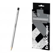 .Набор из 12 чернографитных карандашей ErichKrause Art, шестигранных, 2Н, Н, F, HB, В, 2В, 3В, 4В, 5В, 6В, 7В, 8В (в коробке)