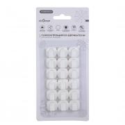 СНОУ БУМ Держатели для гирлянд и проводов, самоклеящиеся, 18шт, 15х15мм, PP