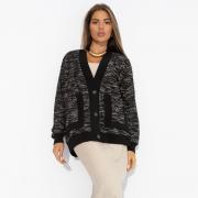 Кардиган в стиле Шанель, В модном режиме (black)