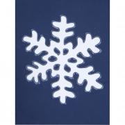 СНОУ БУМ Наклейка на окно Снежинки 15x20 см, ПВХ