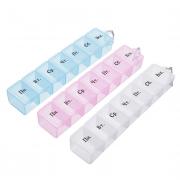 Контейнер для мелочей, 7 отсеков, пластик, 15х3,3см, "Ежедневный", 3 цвета