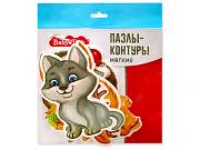 Пазлы-контуры мягкие "Первые пазлы" 6 шт Baby Toys  05489