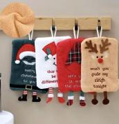 Прихватка "Новогодние открытки" из микрофибры