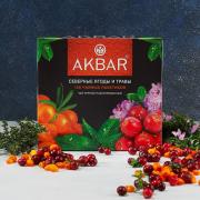 AKBAR "Северные ягоды и травы" 100 пак. с/я черный